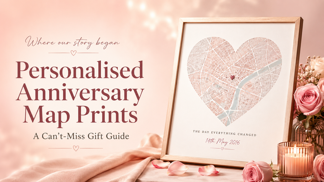 Souveno's Anniversary Map Print Buying Guide